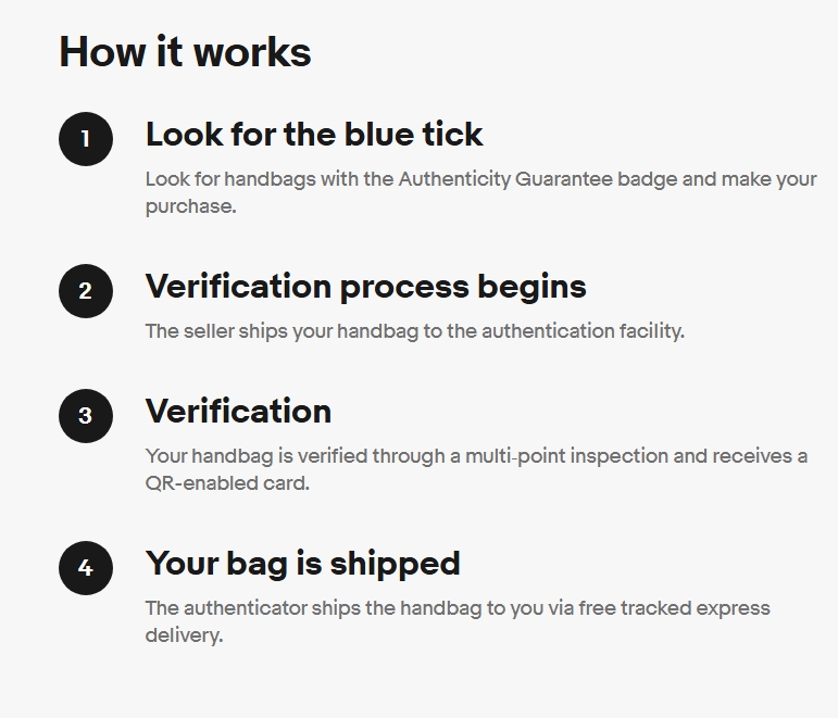 eBay authenticity guarantee Australia explained visually